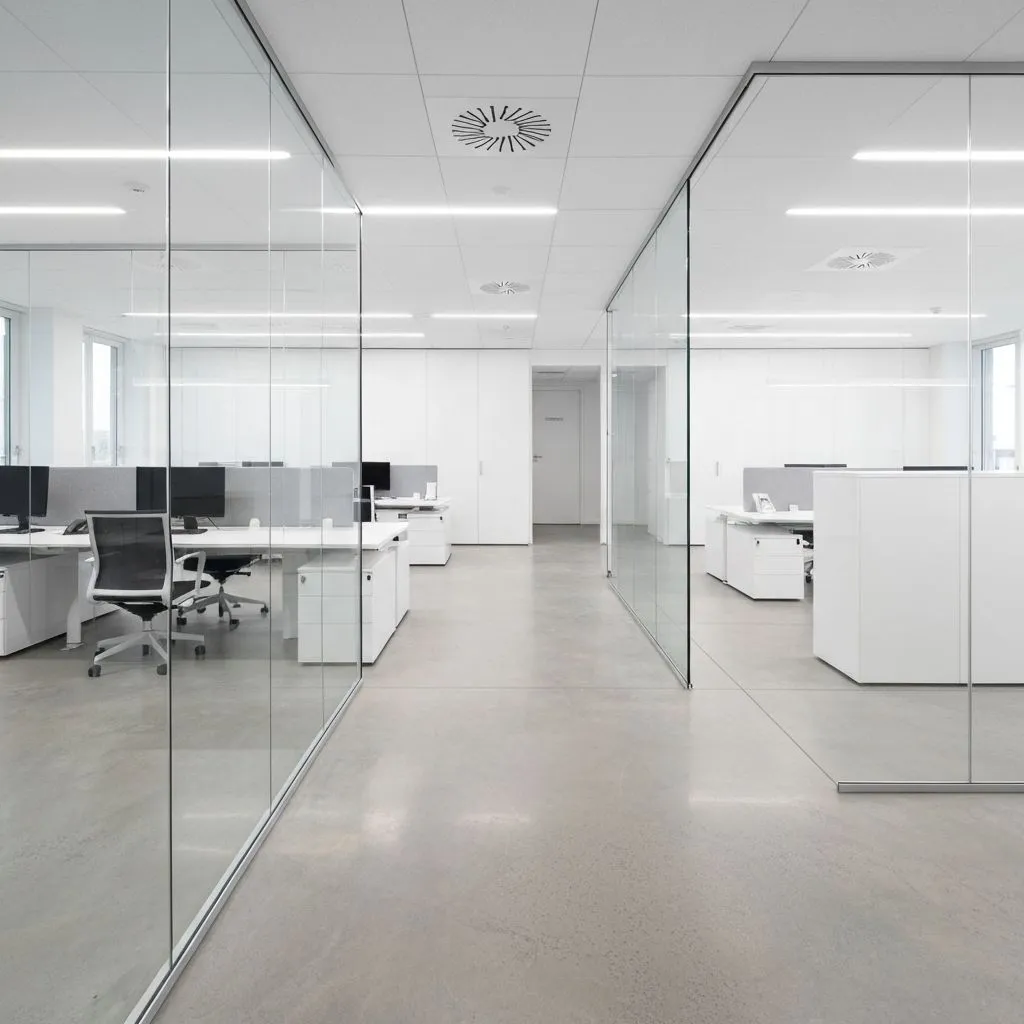 Sauberes modernes Bürogebäude